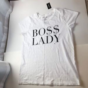Boss lady logo Express T-shirt Medium